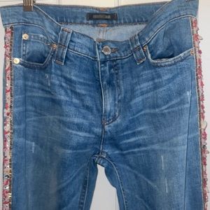 Roberto Cavalli Coral Pearl, crystal, sequin beaded pants XS.